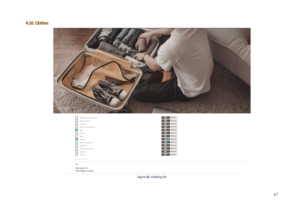 Display
                            Luggage Clothes